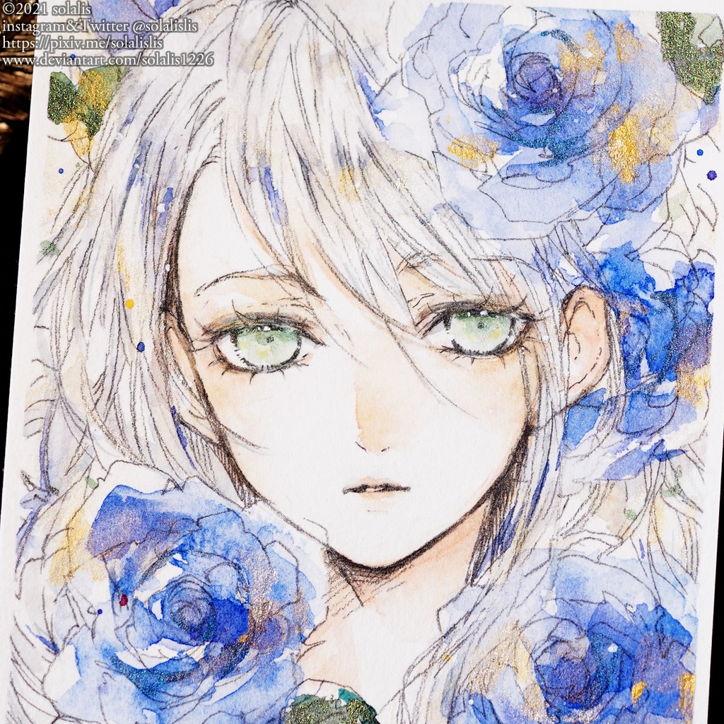 (sold out)水彩原画 1点物