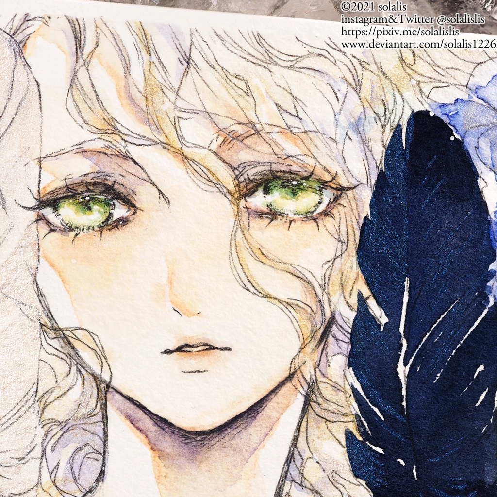 (sold out)水彩原画 1点物