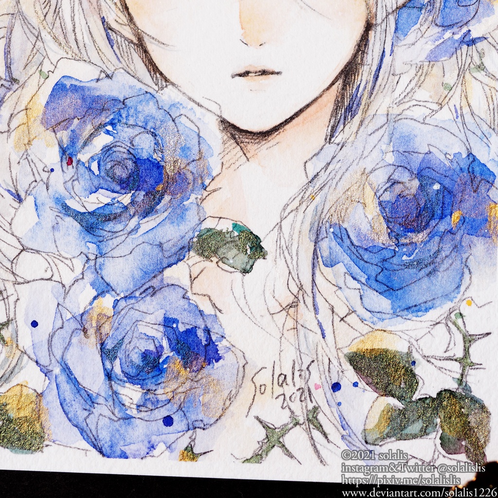 (sold out)水彩原画 1点物