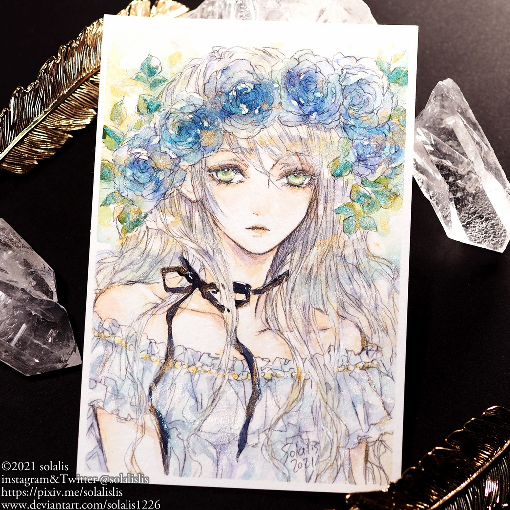 (sold out)水彩原画 1点物
