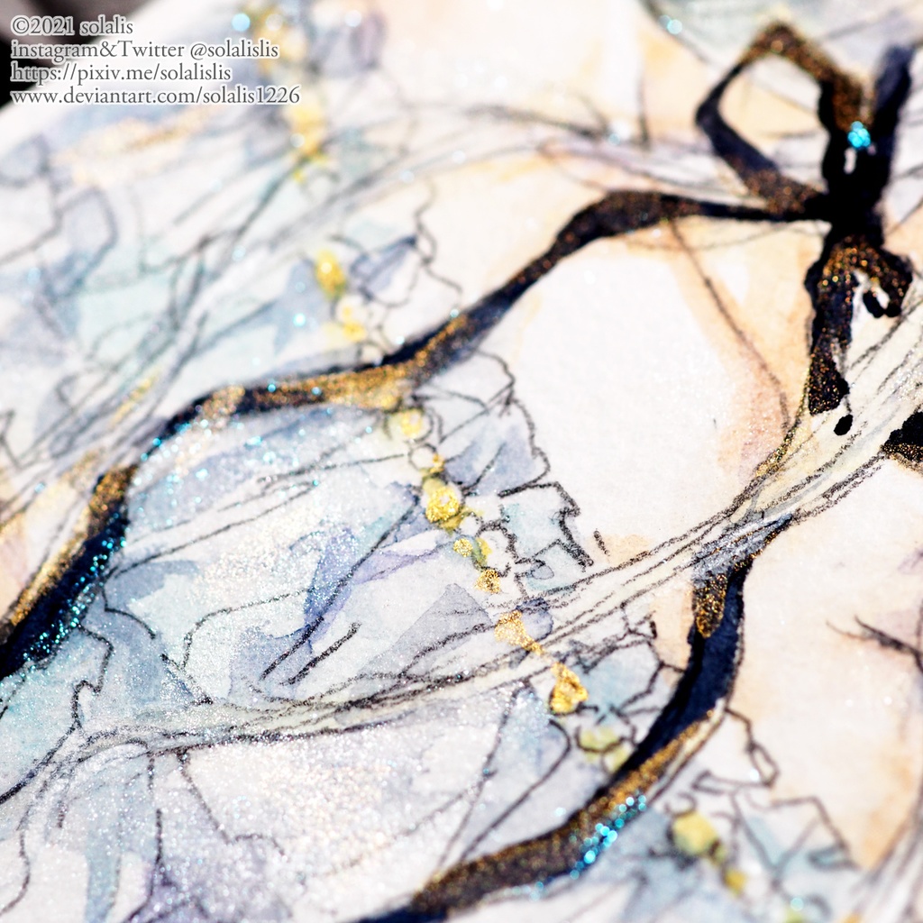 (sold out)水彩原画 1点物