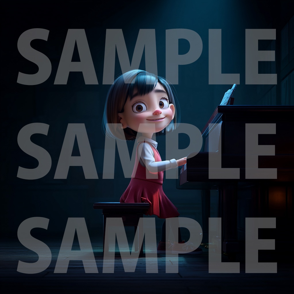 【デジタル妖怪シリーズ】トイレの花子さんと音楽の時間【フリー素材】