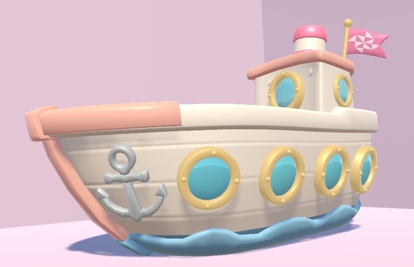船型バスタブ - Dream Ship Bathtub【3Dモデル】