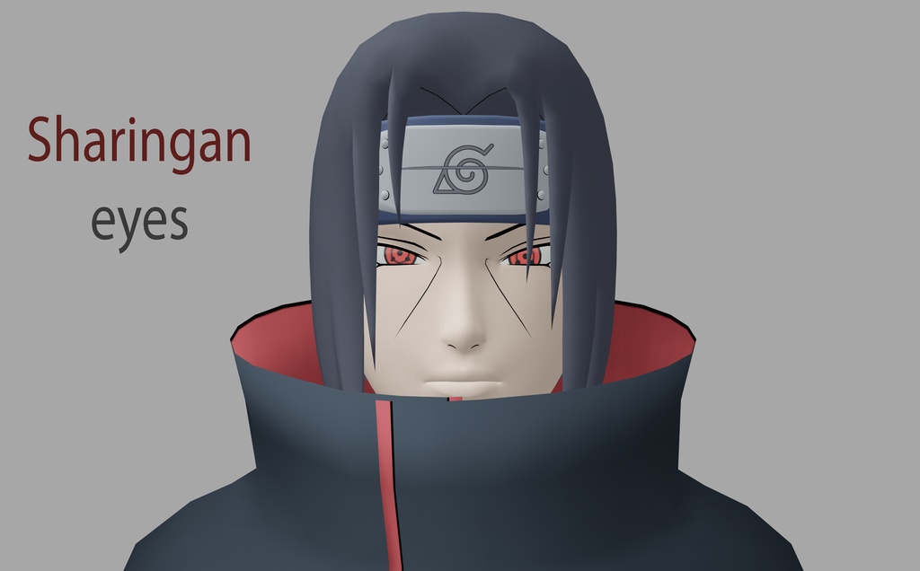 ITACHI UCHIHA - VRCHAT FULL AVATAR - VISEMES - EYE TRACKING - CHANGEABLE CLOTHES