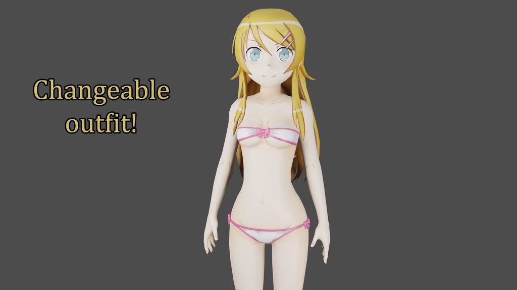 KOUSAKA KIRINO - VRCHAT AVATAR - CHANGEABLE CLOTHES