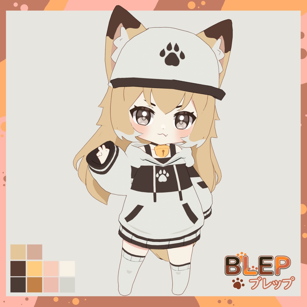 Suna 🦊🐾 | Blep35 Studio【オリジナルVRMモデル / VTuber・配信向け】