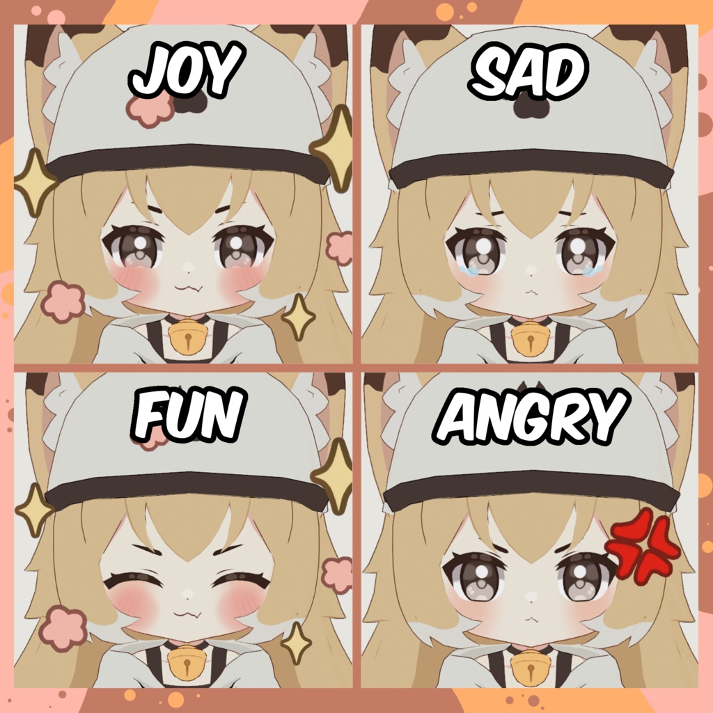 Suna 🦊🐾 | Blep35 Studio【オリジナルVRMモデル / VTuber・配信向け】