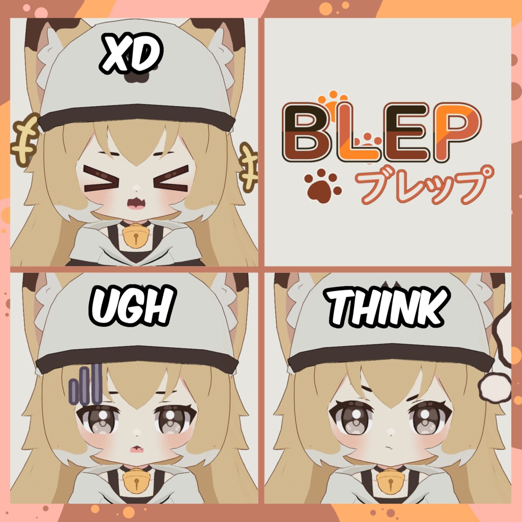 Suna 🦊🐾 | Blep35 Studio【オリジナルVRMモデル / VTuber・配信向け】