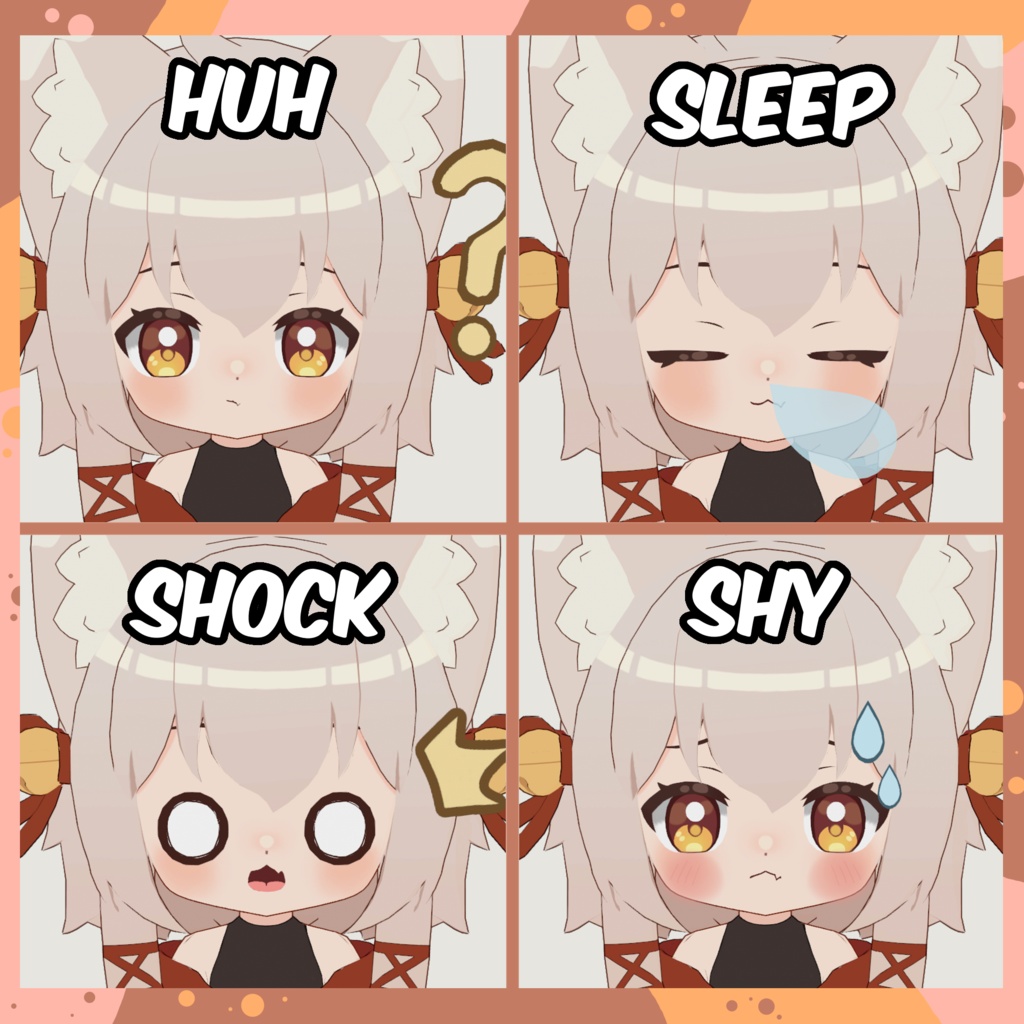 Inari 🦊⛩️ | Blep35 Studio【オリジナルVRMモデル / VTuber・配信向け】
