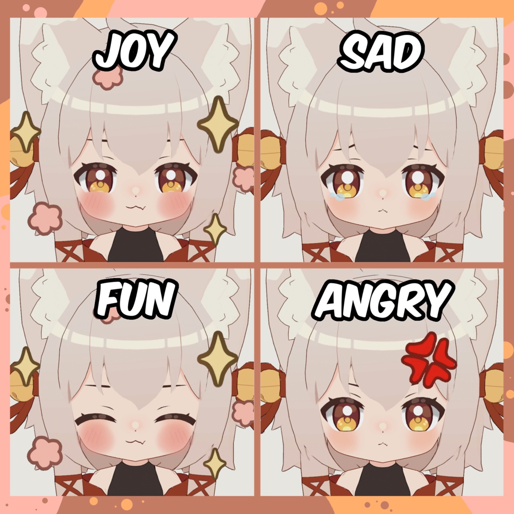 Inari 🦊⛩️ | Blep35 Studio【オリジナルVRMモデル / VTuber・配信向け】
