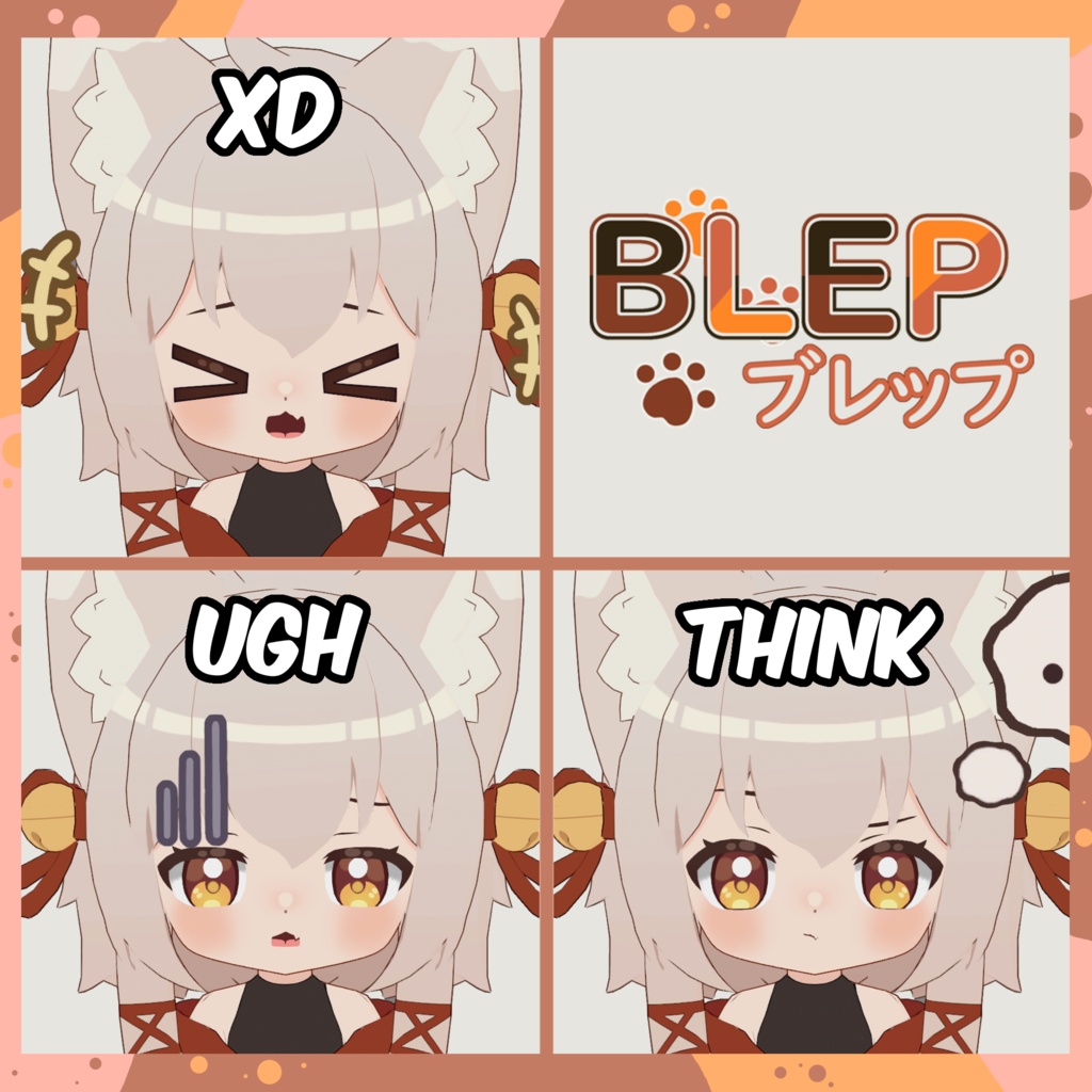 Inari 🦊⛩️ | Blep35 Studio【オリジナルVRMモデル / VTuber・配信向け】