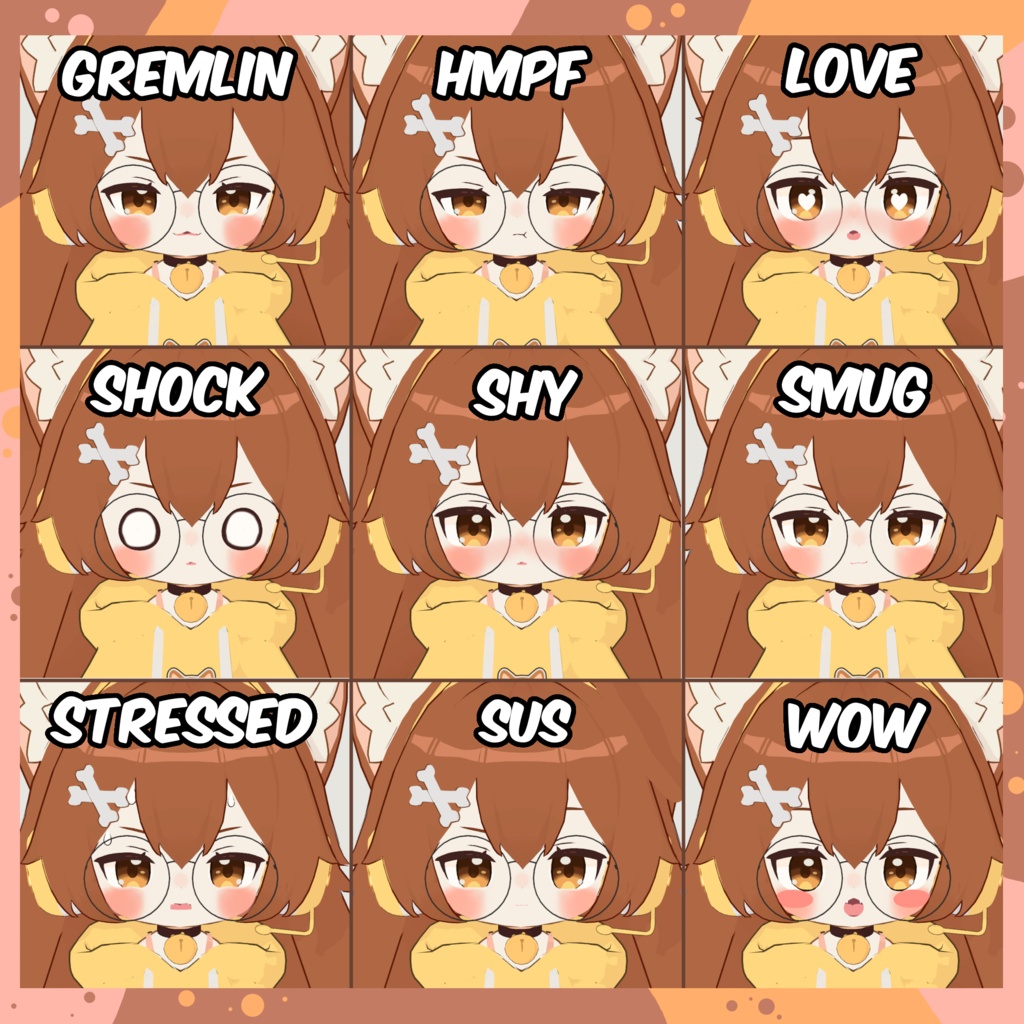 Hikari 🦊☀️ | Blep35 Studio【オリジナルVRMモデル / VTuber・配信向け】