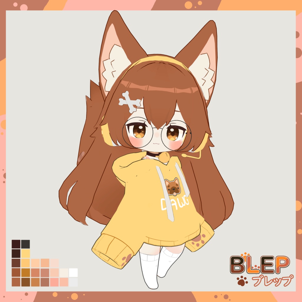 Hikari 🦊☀️ | Blep35 Studio【オリジナルVRMモデル / VTuber・配信向け】
