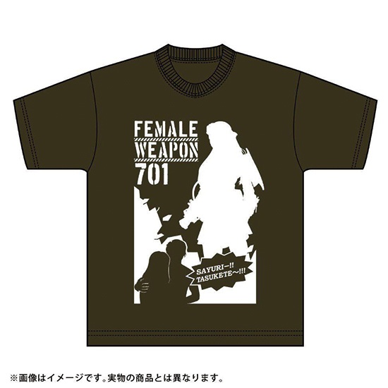「女兵器701」Tシャツ(ポストカード付)