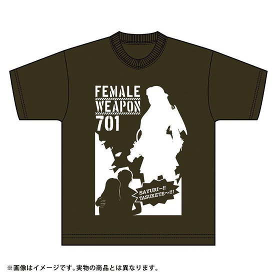 「女兵器701」Ｔシャツ（ポストカード付）