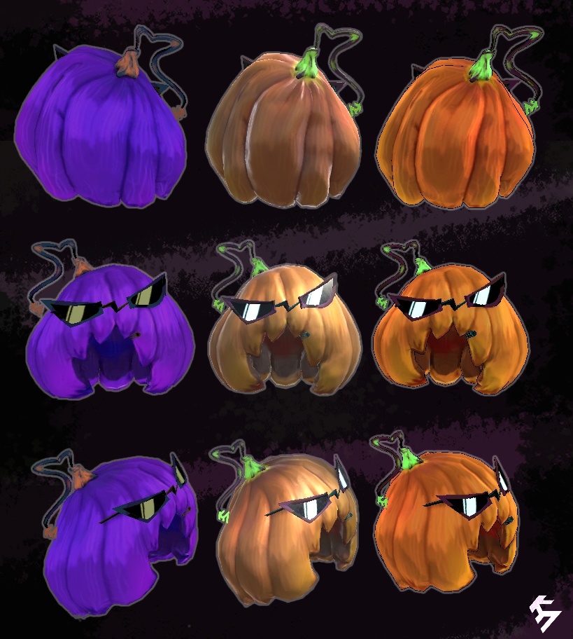 Pumpkin hat hair / 帽子 ヘア かぼちゃ