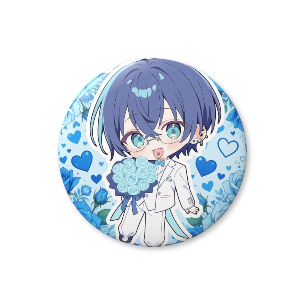 【🌃夜ノ海】100日記念ミニキャラver 缶バッジ