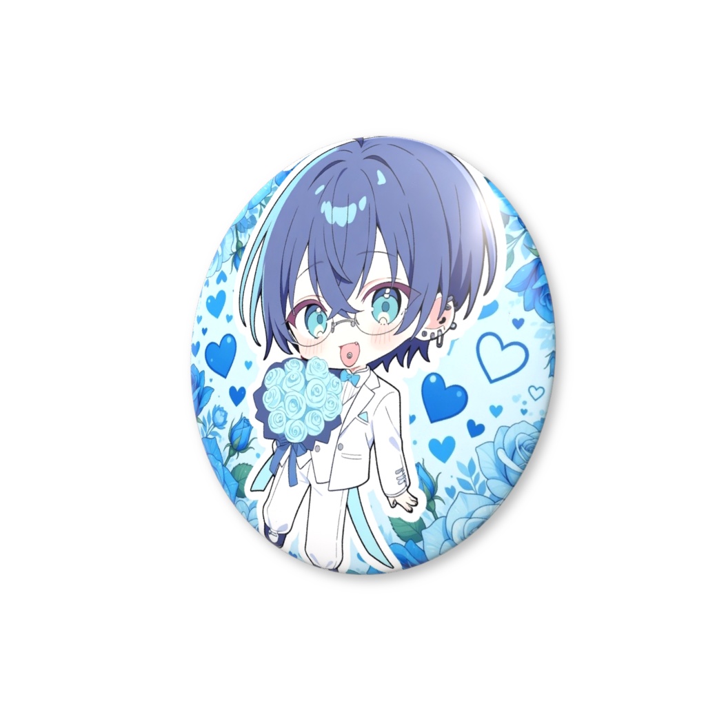 【🌃夜ノ海】100日記念ミニキャラver 缶バッジ