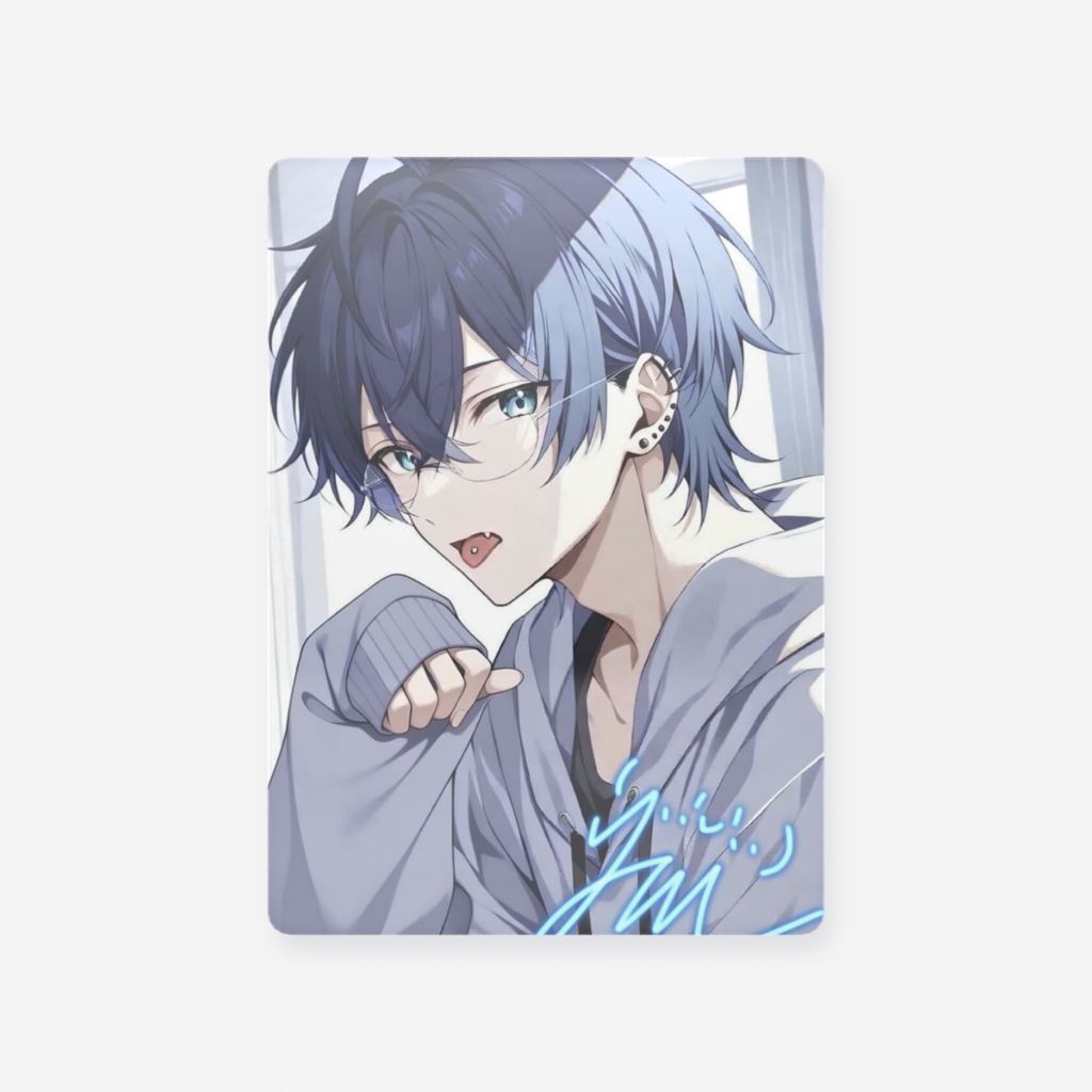 【🌃夜ノ海】歴代キャラ クリアカード ver 2 サイン（63 × 88mm）