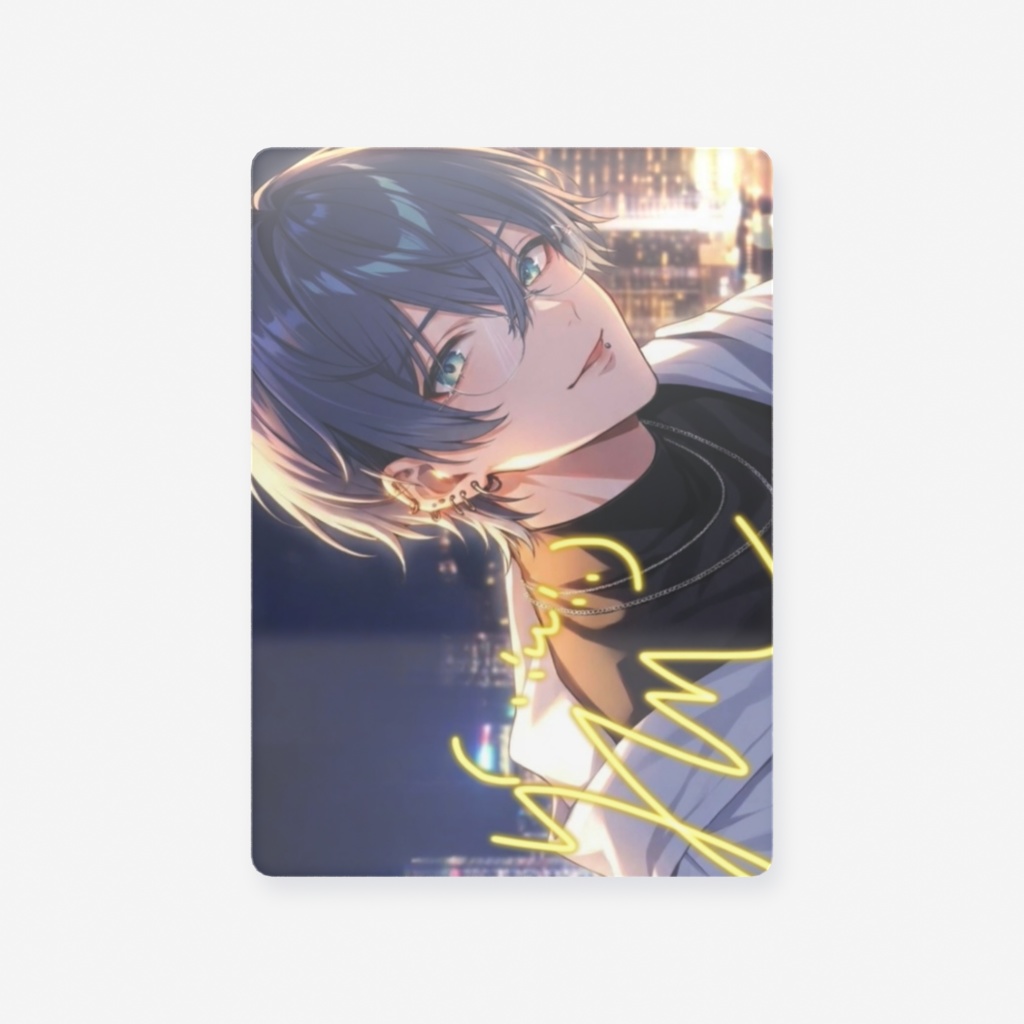 【🌃夜ノ海】歴代キャラ クリアカード ver 4 サイン（63 × 88mm）