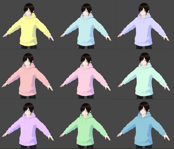 Pastel Hoodie set