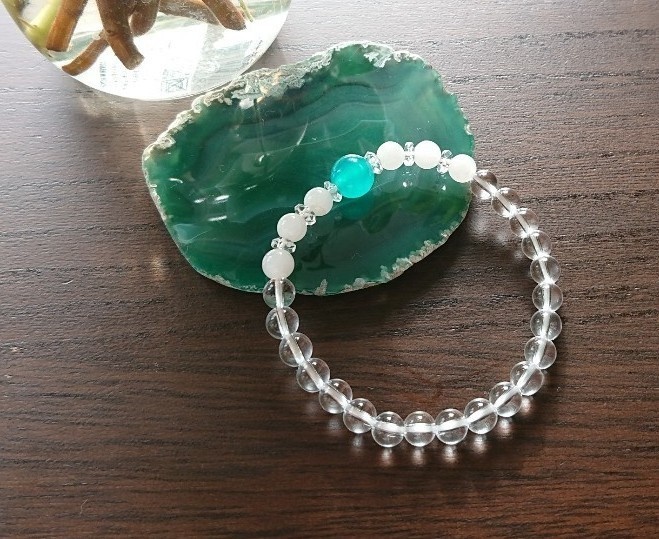 アマゾナイト天然石ブレスレット