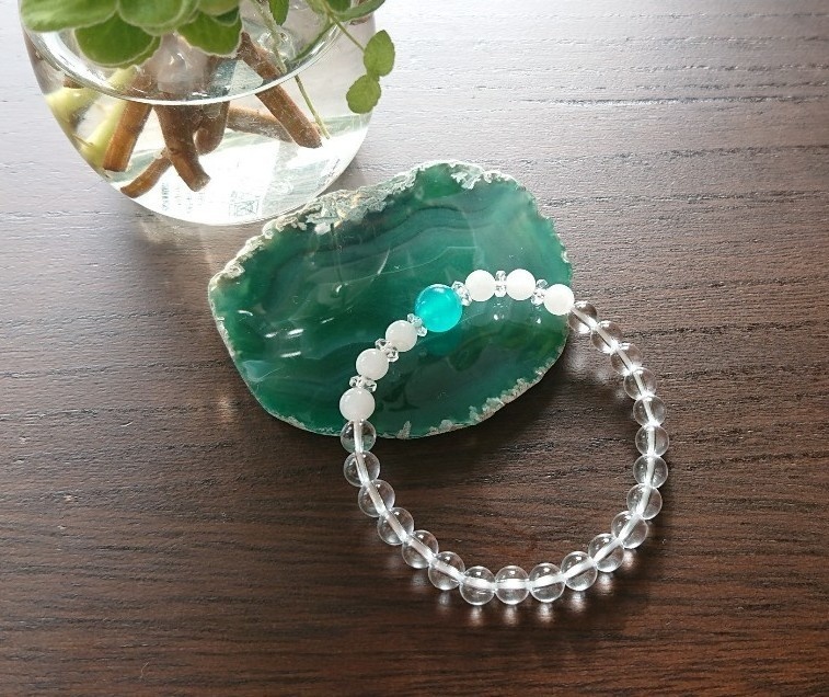 アマゾナイト天然石ブレスレット