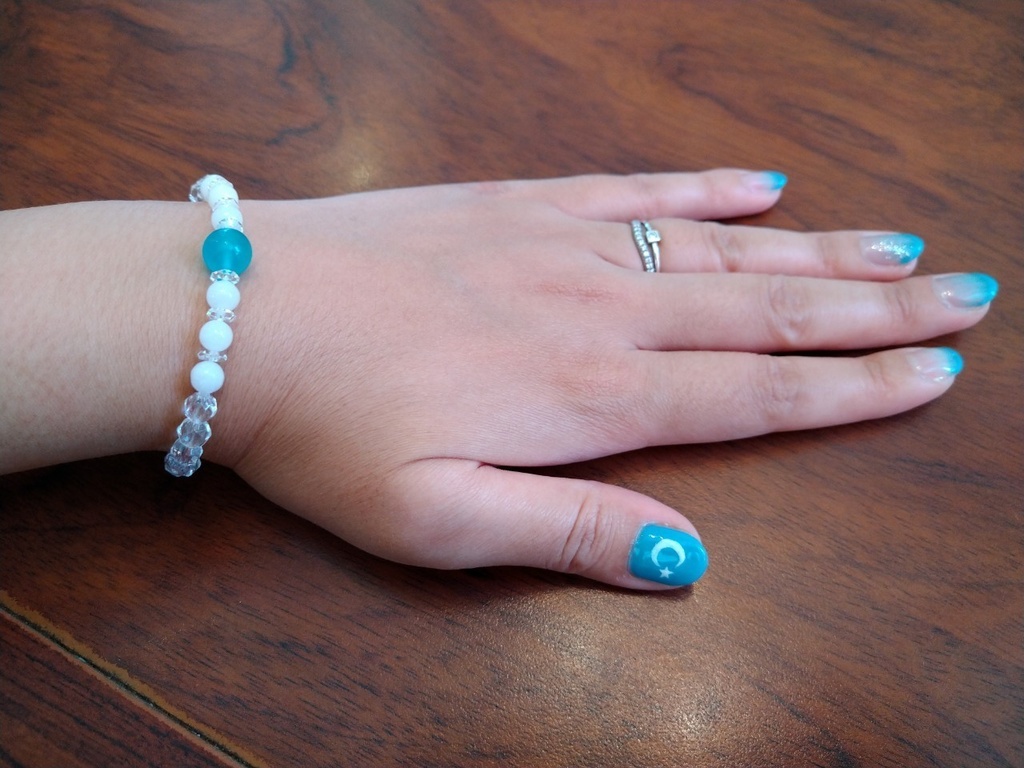 アマゾナイト天然石ブレスレット