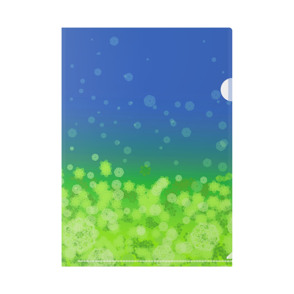 クリアファイル 春風