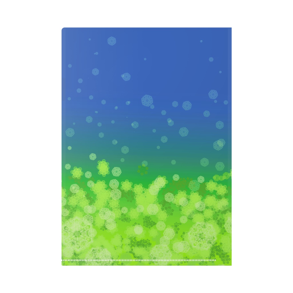 クリアファイル 春風