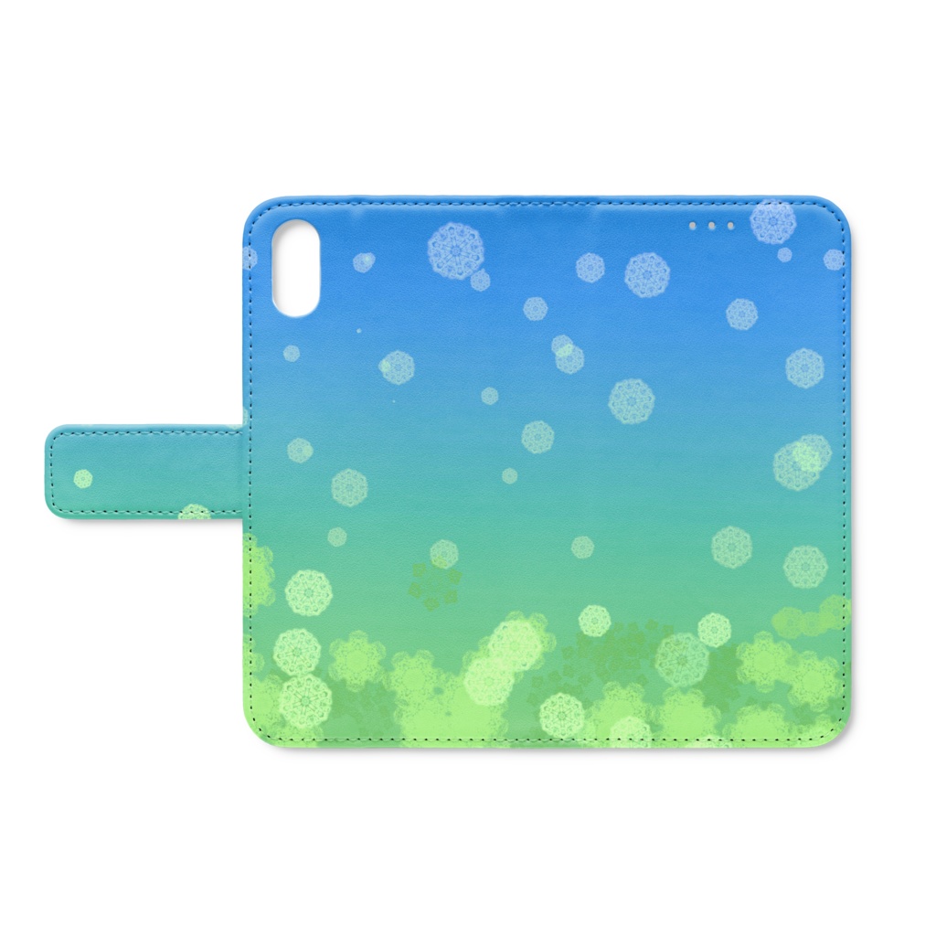 手帳型iPhoneケース 春風