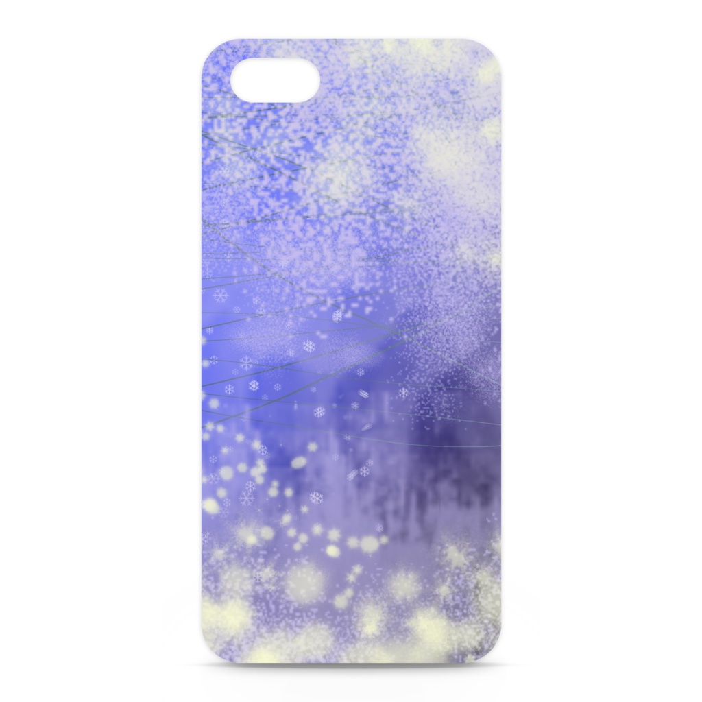 iPhoneケース　雪　