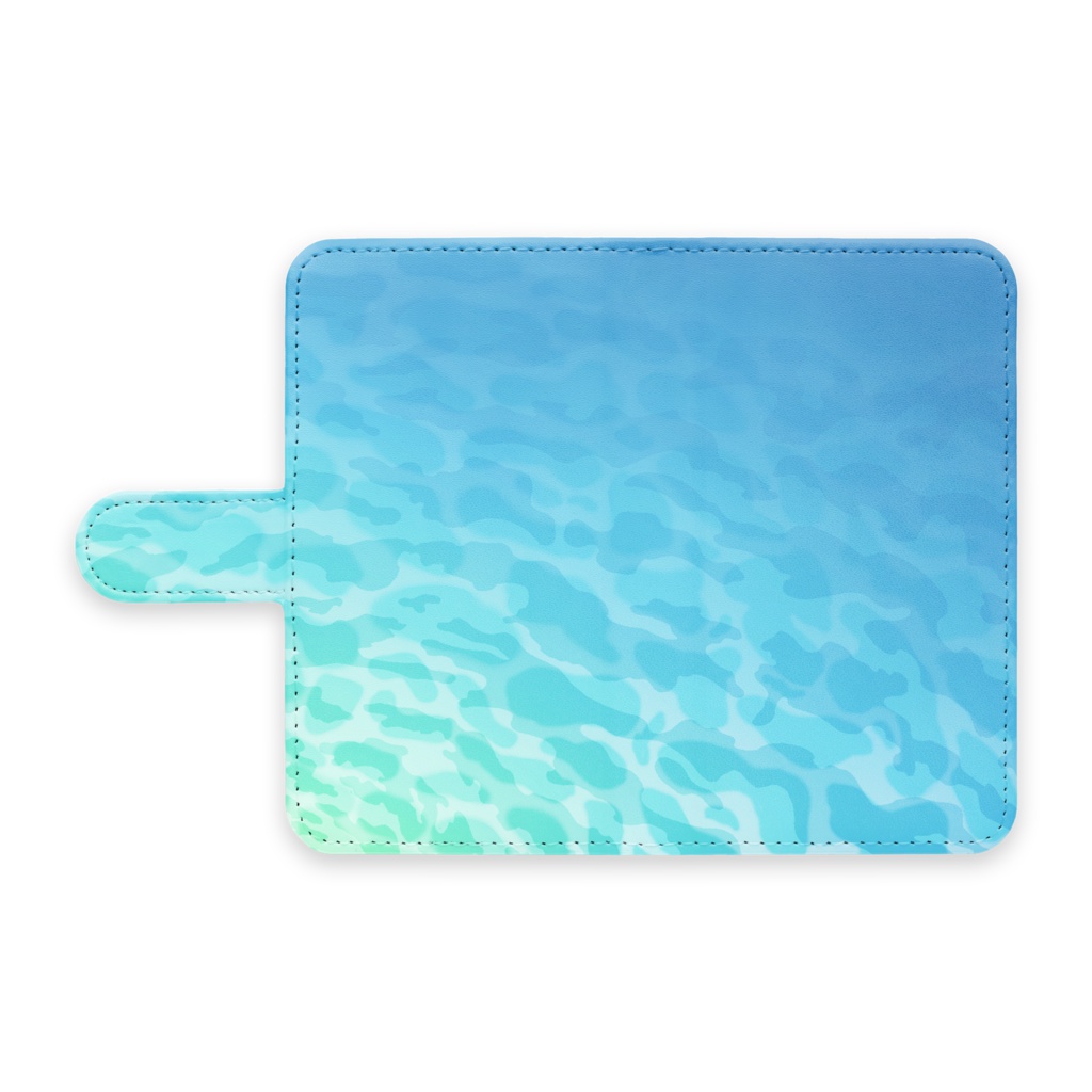 手帳型スマホケース 海