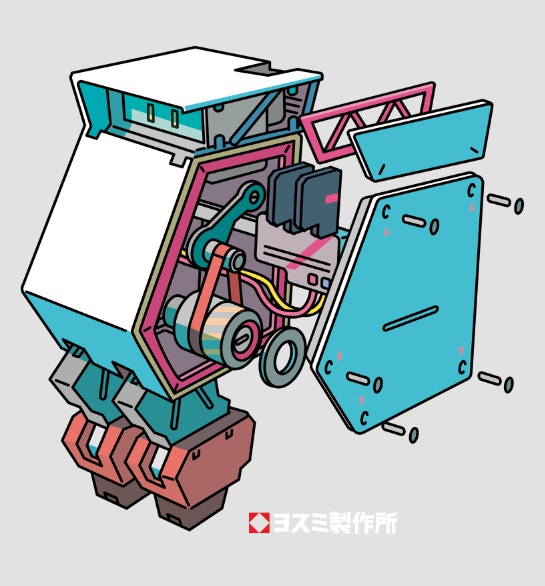 アンダンチノ内部構造/アクリルフィギュア