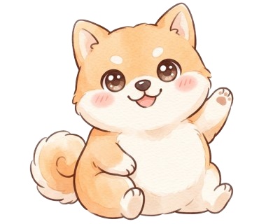 【8種セット】まんまる柴犬のアイコン・アバター素材集