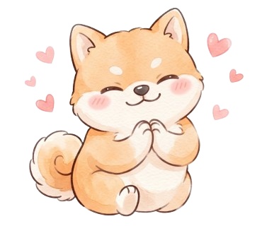 【8種セット】まんまる柴犬のアイコン・アバター素材集