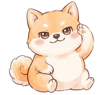 【8種セット】まんまる柴犬のアイコン・アバター素材集