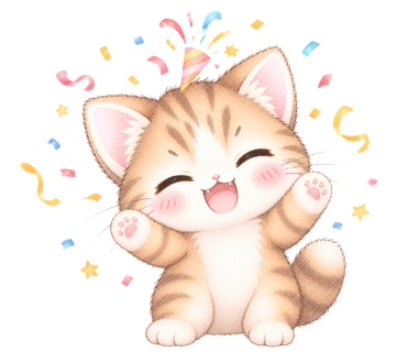 【16種セット】まんまるトラ猫のアイコン・イラスト素材集