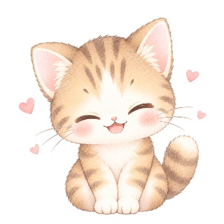 【16種セット】まんまるトラ猫のアイコン・イラスト素材集