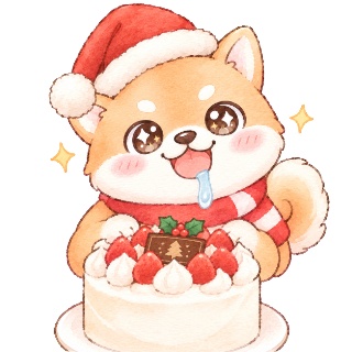 【16種セット】サンタ柴犬のクリスマス&お正月アイコン素材集