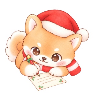 【16種セット】サンタ柴犬のクリスマス&お正月アイコン素材集