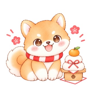 【16種セット】サンタ柴犬のクリスマス&お正月アイコン素材集