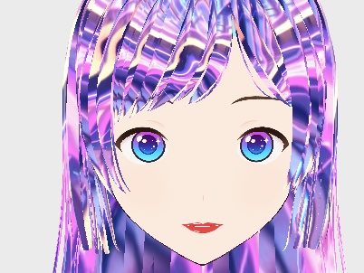 女の子の頭 , VRoid