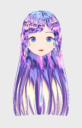 女の子の頭 , VRoid