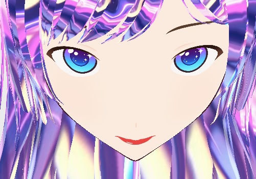 女の子の頭 , VRoid