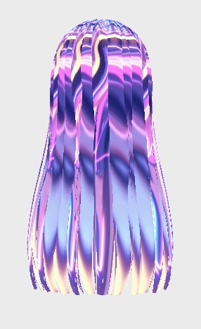 女の子の頭 , VRoid