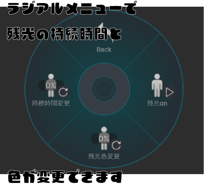 【VRChatアバターギミック】目が光る!残光パーティクル MA使用