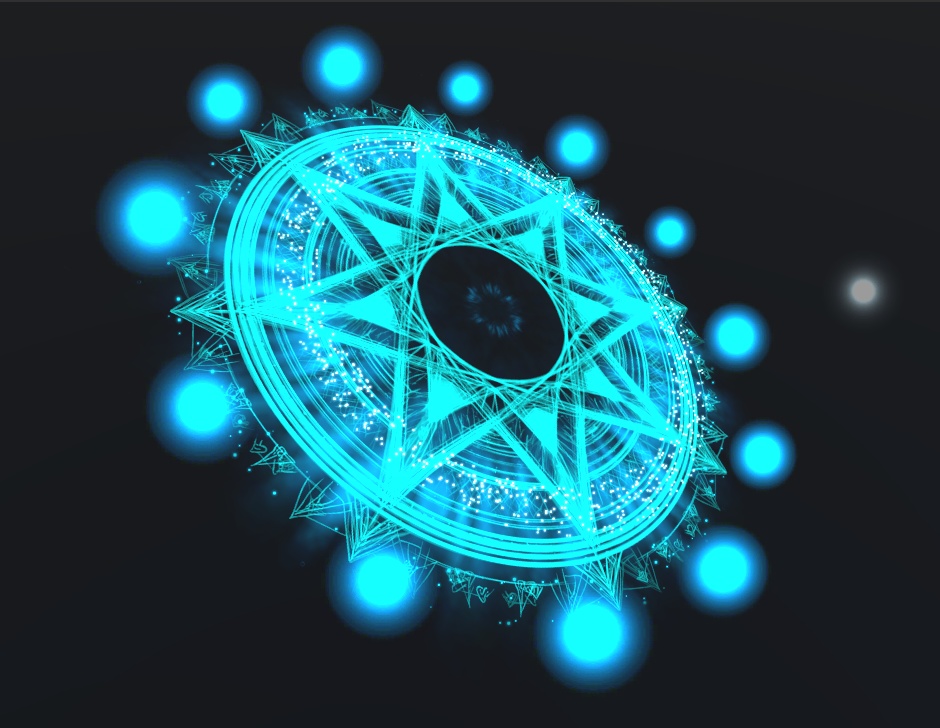 【VRChatアバターギミック】MagicHalo魔法が使える!魔法陣ヘイロー MA使用