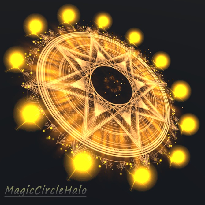 【VRChatアバターギミック】MagicHalo魔法が使える！魔法陣ヘイロー MA使用