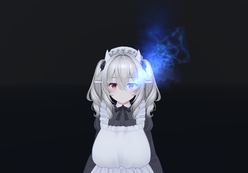 ☆無料配布☆【VRChatアバターギミック】目から炎!殴られると発現する天眼パーティクル MA使用